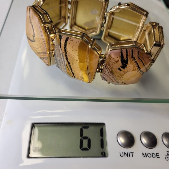 Beige Fashion Stretchable Bracelet - Picture 6 of 6